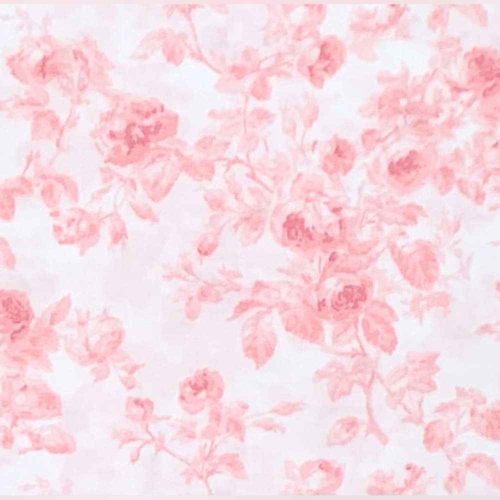 Laura Ashley Pink Roses Floral Sheet Set - Twin XL - Picture 3 of 5